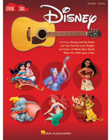 Disney - Strum & Sing Guitar    Vocal and Guitar Recueil Strum and Sing TV, Film, Comédie musicale   9781495094439 888680683696 