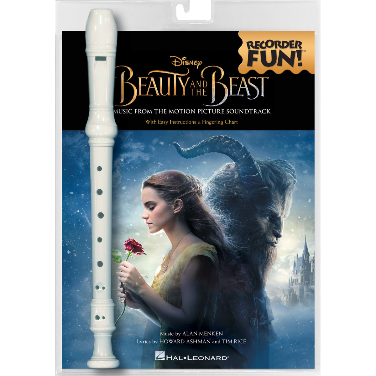 Beauty and The Beast - Recorder Fun! Pack With Songbook and Instrument   Recorder Bundle Recorder TV, Film, Comédie musicale   9