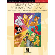 Disney Songs for Ragtime Piano The Phillip Keveren Series Phillip Keveren  Piano Recueil Piano Solo Songbook TV, Film, Comédie m