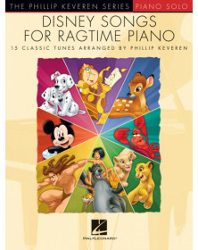 Disney Songs for Ragtime Piano The Phillip Keveren Series Phillip Keveren  Piano Recueil Piano Solo Songbook TV, Film, Comédie m