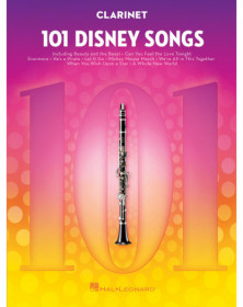 101 Disney Songs for Clarinet   Clarinette Recueil 101 Songs TV, Film, Comédie musicale   9781540002341 888680707163 HL00244106