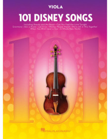 101 Disney Songs for Viola   Viola Recueil 101 Songs TV, Film, Comédie musicale   9781540002419 888680707231 HL00244125