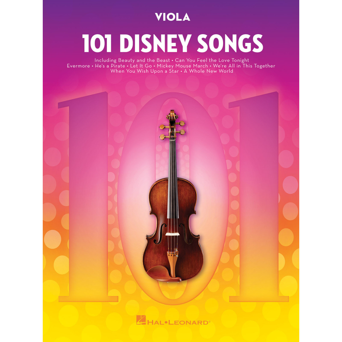 101 Disney Songs for Viola   Viola Recueil 101 Songs TV, Film, Comédie musicale   9781540002419 888680707231 HL00244125