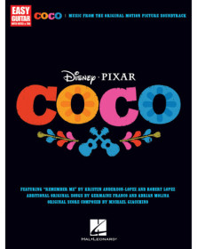 Disney/Pixar's Coco Music from the Original Motion Picture Soundtrack   Guitare Recueil Easy Guitar TV, Film, Comédie musicale  