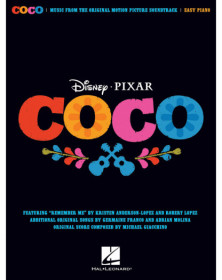 Disney/Pixar's Coco Music from the Original Motion Picture Soundtrack   Easy Piano Recueil Easy Piano Songbook TV, Film, Comédie