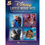 Disney Latest Movie Hits Five-Finger Piano   Piano Recueil Five Finger Piano Songbook TV, Film, Comédie musicale   9781540028099
