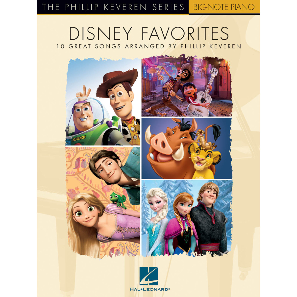 Disney Favorites The Phillip Keveren Series   Piano Recueil Big Note Songbook TV, Film, Comédie musicale   9781540028358 8886807