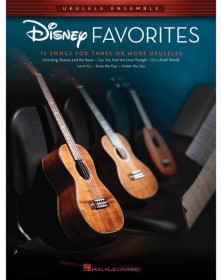 Disney Favorites Ukulele Ensembles Early Intermediate   Ukulele Ensemble Recueil Ukulele Ensemble TV, Film, Comédie musicale  EA