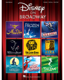 Disney On Broadway - 2nd Edition    Piano, Chant et Guitare Recueil Piano-Vocal-Guitar Songbook TV, Film, Comédie musicale   978