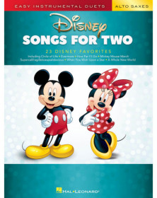 Disney Songs for Two Alto Saxes Easy Instrumental Duets Mark Phillips  2 Saxophones Alto Recueil Easy Instrumental Duets TV, Fil