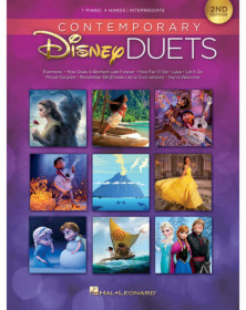 Contemporary Disney Duets - 2nd Edition    Piano, 4 Hands Recueil Piano Duet TV, Film, Comédie musicale  INTERMEDIATE 9781540038
