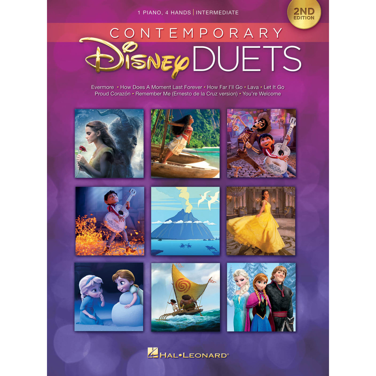 Contemporary Disney Duets - 2nd Edition    Piano, 4 Hands Recueil Piano Duet TV, Film, Comédie musicale  INTERMEDIATE 9781540038