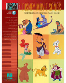Disney Movie Songs Piano Duet Play-Along Volume 12   Piano Duet Recueil + Enregistrement(s) en ligne Piano Duet Play-Along TV, F