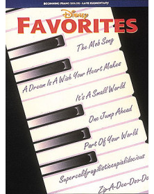 Disney Favorites    Piano Recueil Beginning Piano Solo Songbook TV, Film, Comédie musicale English  9780793538737 73999940015 HL