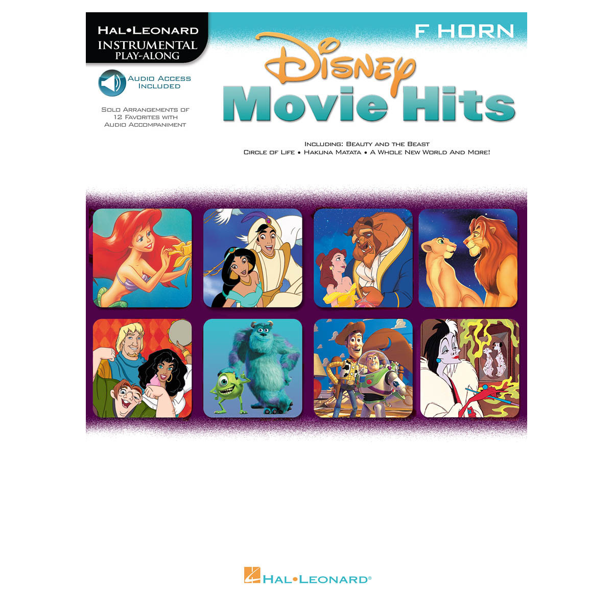 Disney Movie Hits - Cor en Fa + Audio en ligne - Hal Leonard
