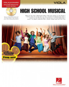 High School Musical 1    Viola Recueil + CD Hal Leonard Instrumental Folio  English INTERMEDIATE 9781423412915  HL00842129