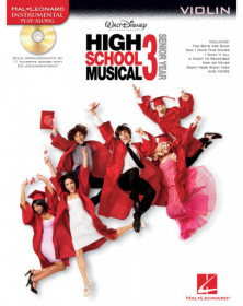 High School Musical 3 - Senior Year    Violon Recueil + CD Hal Leonard Instrumental Play-Along  English INTERMEDIATE 97814234692