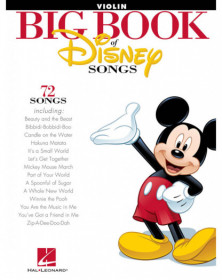 The Big Book of Disney Songs (Violin)    Violon Recueil Instrumental Folio TV, Film, Comédie musicale   9781458411389 8840885912