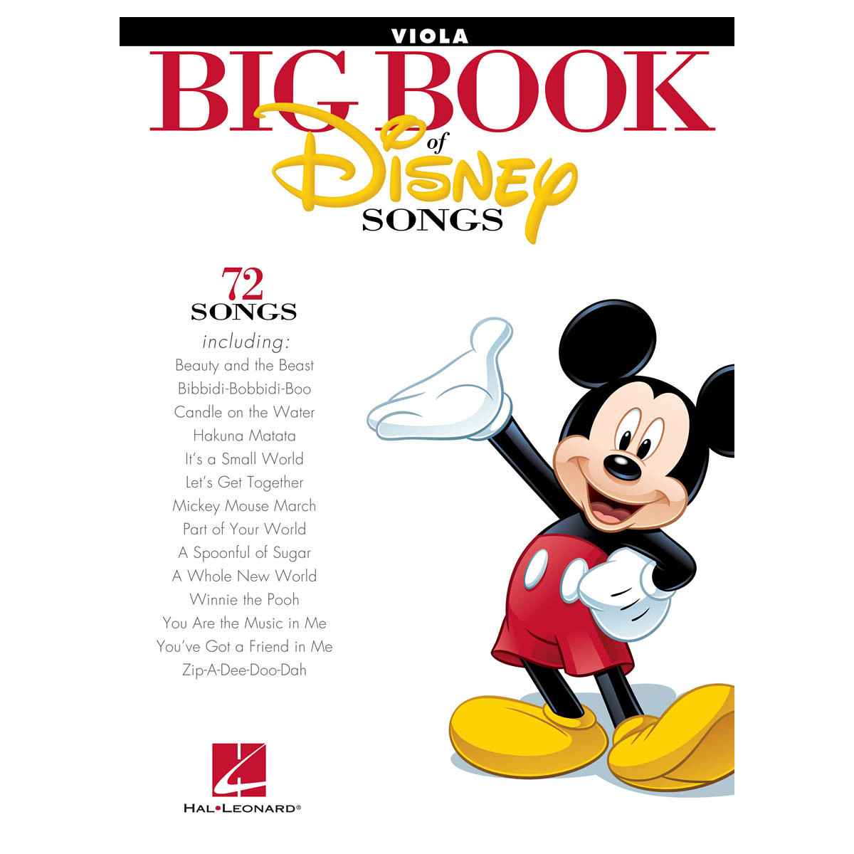 The Big Book of Disney Songs (Viola)    Viola Recueil Instrumental Folio TV, Film, Comédie musicale   9781458411396 884088591236