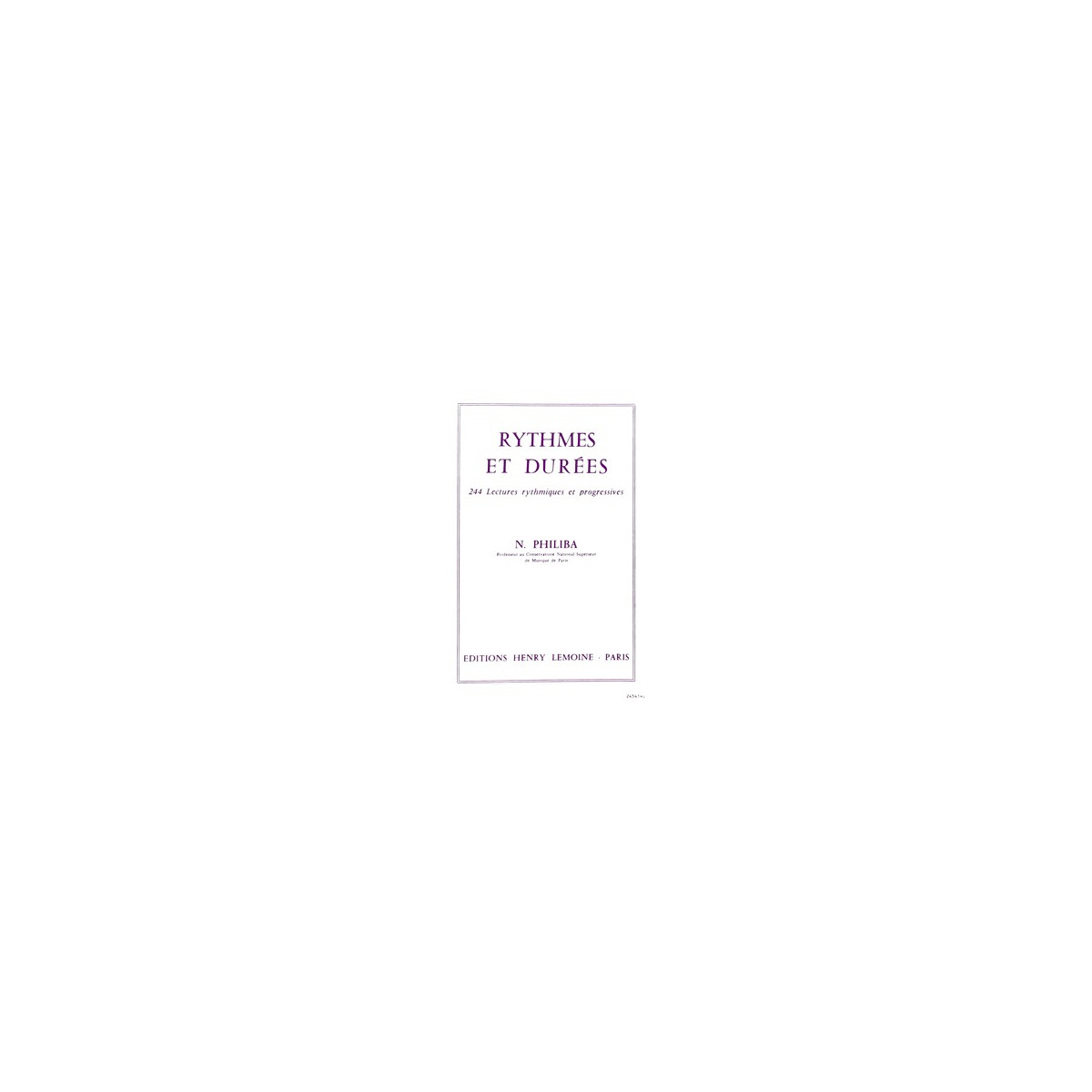 Rythmes et Durées