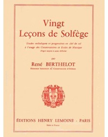Leçons en clé de sol (20)...