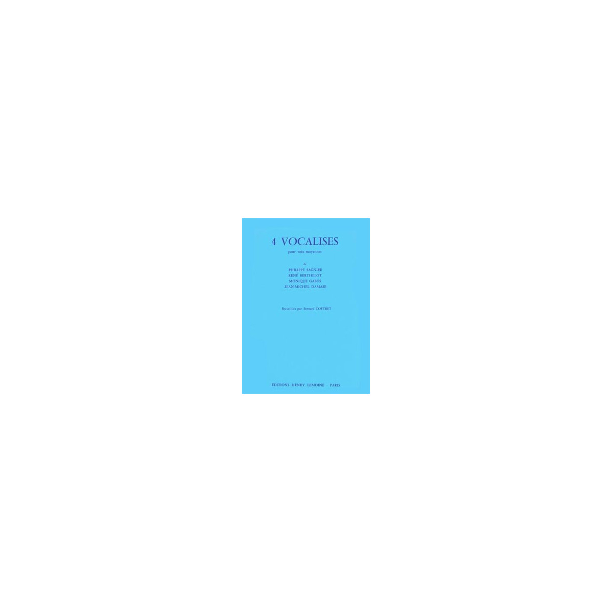 Vocalises (4) Vol.1