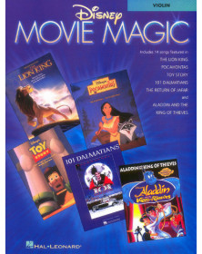 Disney Movie magic    Violon Recueil Instrumental Folio TV, Film, Comédie musicale English  9780793578405 73999084108 HLD0084117