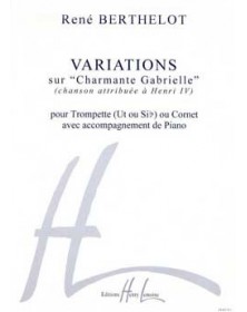 Variations sur Charmante Gabrielle