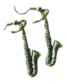 Earrings Saxophone