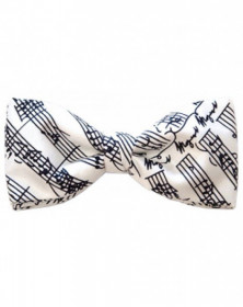 Bow Tie White Mozart