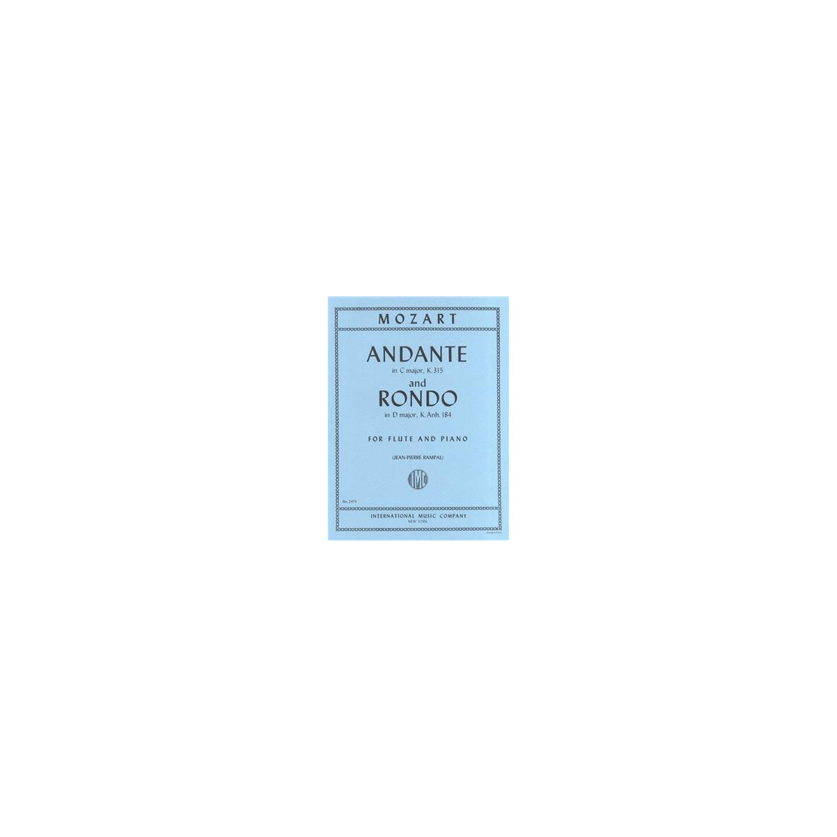 Wolfgang Amadeus Mozart : Andante et Rondo