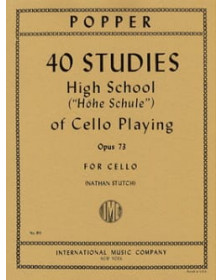 40 Studies - High school of cello playing op. 73