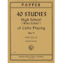 40 Studies - High school of cello playing op. 73