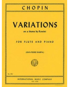 Chopin : Variations Sur Un Thème De Rossini (Rev. Rampal)