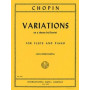 Chopin : Variations Sur Un Thème De Rossini (Rev. Rampal)