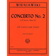 WIENAWSKI : Concerto n° 2 ré mineur op. 22 - Violon (Galamian)