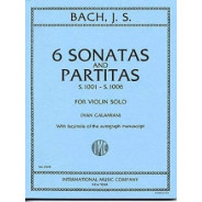 Sonates et Partitas BWV 1001-1006 pour violon seul (Galamian)