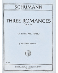 SCHUMANN : 3 Romances Op....