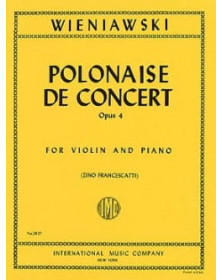 WIENAWSKI : Polonaise de Concert Op. 4 En Ré Majeur (Francescatti)
