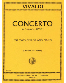 VIVALDI : Concerto Sol mineur , RV 531 (GHEDINI - STARKER)