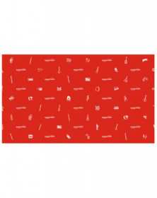 Red Wrapping Paper Pack X 4...