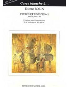 Etudes et inventions