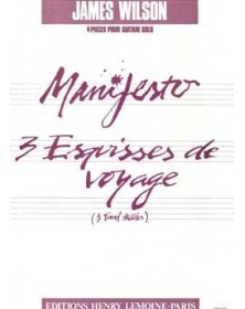 Manifesto - 3 esquisses voyage