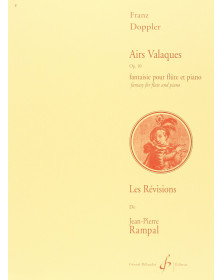 Franz Doppler - Airs Valaques Opus 10 pour Flûte Traversière et Piano - éditions Gérard Billaudot - 9790043021643 - GB6124