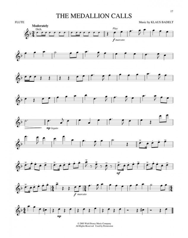 Pirates des Caraïbes - Flute + Audio en ligne
