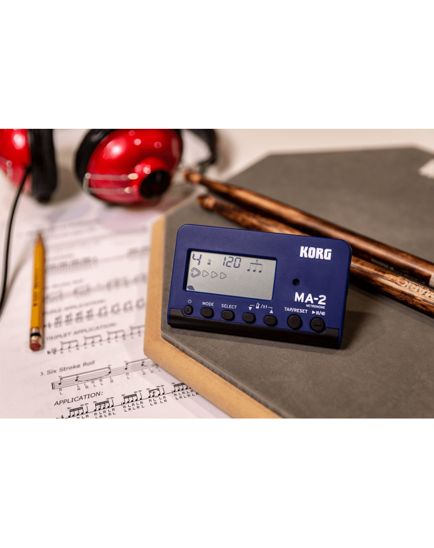 Métronome électronique Korg - MA-2 - Bleu & noir