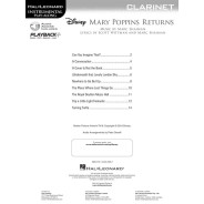 Mary Poppins Returns pour Clarinette - Hal Leonard - HL00288949