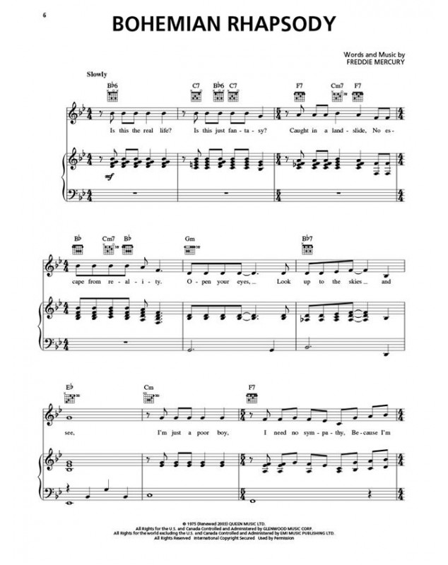 Piano Play-Along Volume 113 : Queen - Hal Leonard