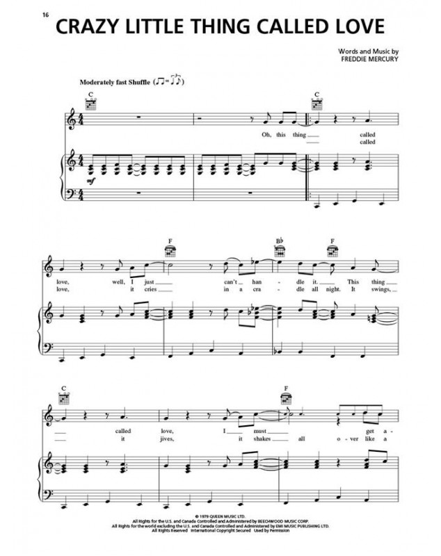 Piano Play-Along Volume 113 : Queen - Hal Leonard