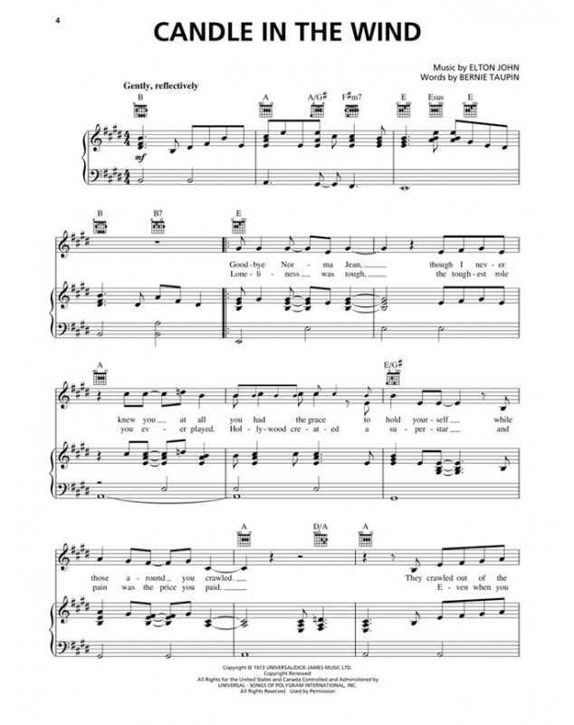 Piano Play-Along Volume 30 : Elton John Hits